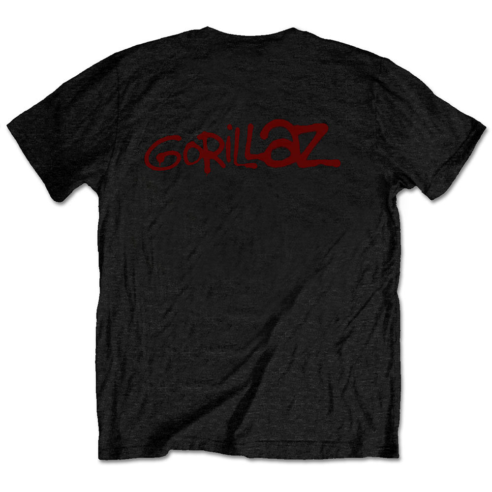 Image of Gorillaz Mens / Unisex T-Shirt - Group Green Jeep Rock Off